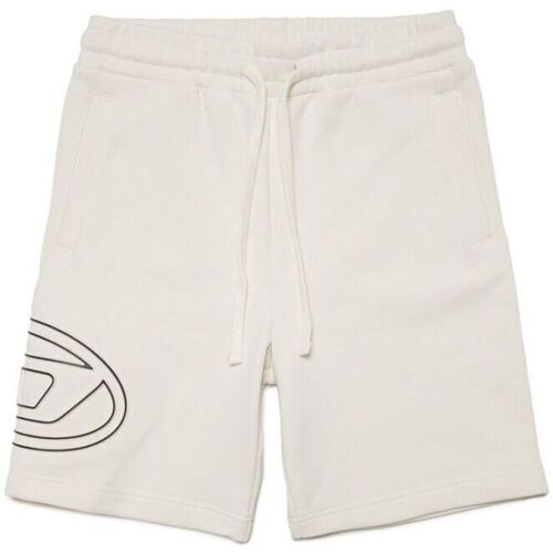 Vêtements Enfant long-sleeve Shorts / Bermudas Diesel J01786-0IEAX PCURVBIGOVAL-K129 Blanc
