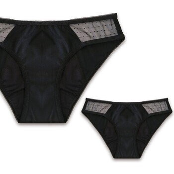 Sous-vêtements Femme Culottes & slips Freedom Lot de 2 culottes menstruelles Plumetis Noir