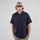 Vêtements Homme Chemises manches longues Oxbow Chemise manches courtes imprimée en lin CELIN Bleu