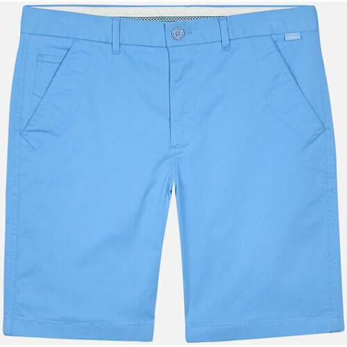 VêteCotton Homme Shorts / Bermudas Oxbow Short chino uni stretch ONAGH Bleu