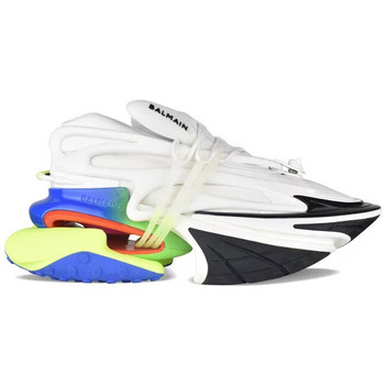 Chaussures Homme Baskets mode waistcoat Balmain Sneakers Unicorn Blanc