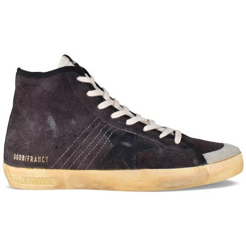 Chaussures Homme Baskets mode Golden Goose Brown Sneakers Francy Noir