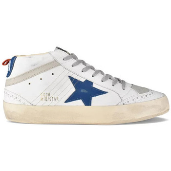 Chaussures Homme Bottes Golden Goose Sneakers Mid Star Blanc
