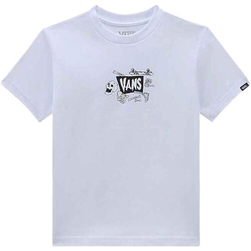 Vêtements Garçon T-shirts manches courtes Vans  Blanc