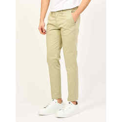 Vêtements Homme Pantalons Sette/Mezzo Pantalon slim homme Settemezzo avec 4 poches Vert