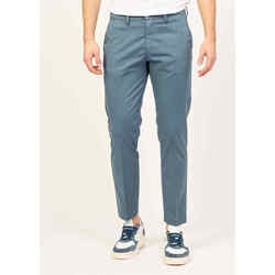 Vêtements Homme Pantalons Sette/Mezzo Pantalon slim homme Settemezzo avec 4 poches Bleu