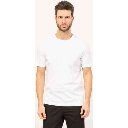 Vêtements Homme T-shirts & Polos BOSS T-shirt homme  en jersey de coton Blanc