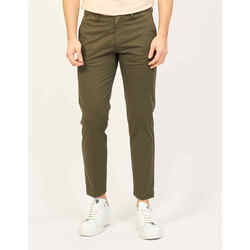 Vêtements Homme Pantalons Sette/Mezzo Pantalon slim homme Settemezzo avec 4 poches Vert