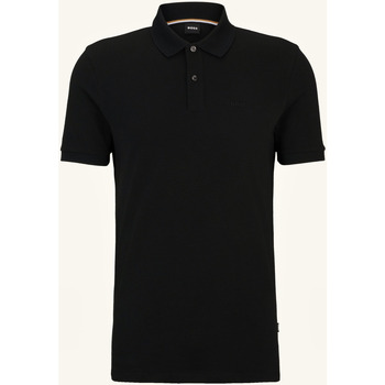 Vêtements Homme Tshirtrn 3p Classic BOSS Polo homme coupe classique  en coton avec logo brodé Noir