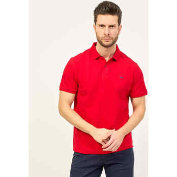 Vêtements Homme T-shirts & Polos Harmont & Blaine Polo homme  à col côtelé Rouge