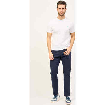 Vêtements Homme Tables de chevet Soutiens-Gorge & Brassières T-shirt homme  en crêpe de coton Blanc