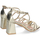 Chaussures Femme Escarpins Vero Moda Sandale à talon avec brides et boucle Doré