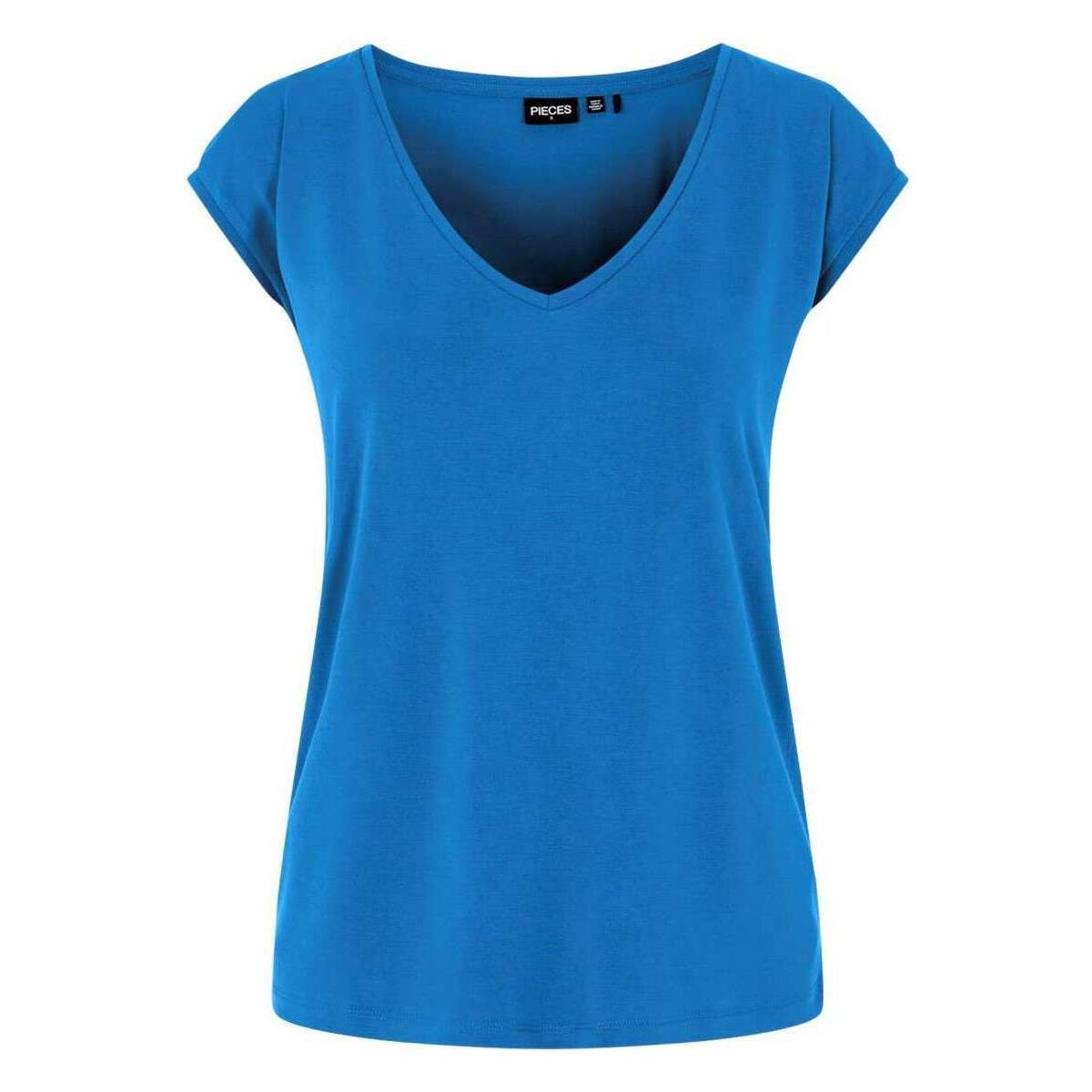 Vêtements Femme T-shirts manches courtes Pieces 162349VTPE24 Bleu
