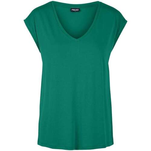 Vêtements Femme T-shirts manches courtes Pieces 162350VTPE24 Vert