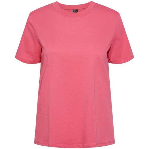 Vêtements Femme T-shirts manches courtes Pieces 162360VTPE24 Rose