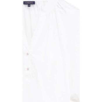 Vêtements Femme Chemises / Chemisiers Caroll 164762VTPE24 Blanc
