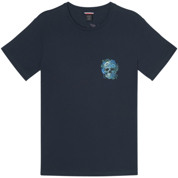 Vêtements Homme T-shirts & Polos Le Temps des Cerises T-shirt coton col rond Marine