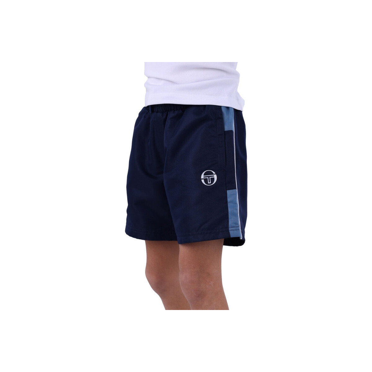 Vêtements Enfant Shorts / Bermudas Sergio Tacchini SHORT VEBITA  ENFANT BLEU MARINE ET BLEU Bleu