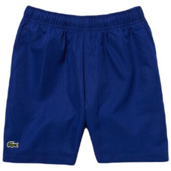 Vêtements Enfant Shorts / Bermudas Lacoste SHORT  GARCON TENNIS SPORT UNI BLEU Bleu