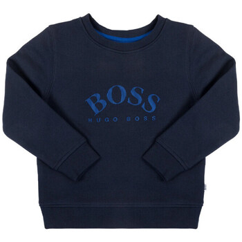 Vêtements Enfant Sweats Hugo Boss Kids SWEAT REGULAR FIT BLEU MARINE BOSS ENFANT Bleu