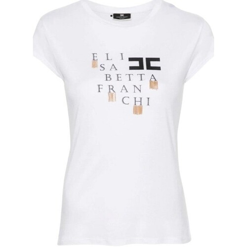 Vêtements Femme Coco & Abricot Elisabetta Franchi  Blanc