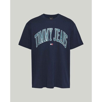 Vêtements Homme T-shirts manches courtes Tommy Hilfiger DM0DM18558C1G Bleu