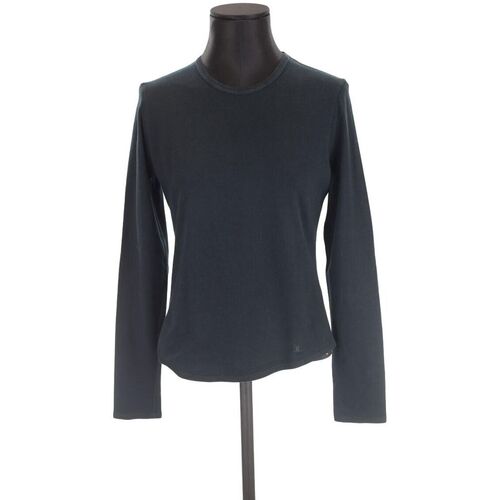 Vêtements Femme Burberry pocket Horseferry-print car coat Burberry pocket T-shirt en coton Bleu