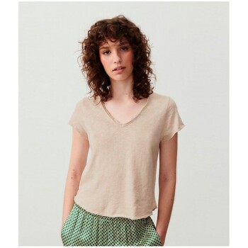 Vêtements Femme T-shirts manches courtes American Vintage Sonoma Tshirt Mastic Multicolore