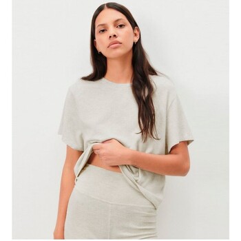 Vêtements Femme T-shirts manches courtes American Vintage Ypawood Tshirt Violet Grey Gris