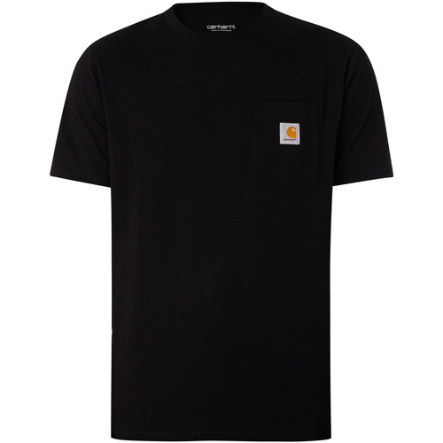 Vêtements Homme prix dun appel local Carhartt T-shirt de poche Noir