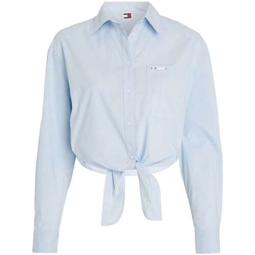 Vêtements Jacket Chemises / Chemisiers Tommy Jeans 163279VTPE24 Bleu