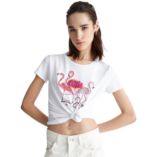 Vêtements Femme T-shirts & Polos Liu Jo MA4336J5003 Blanc