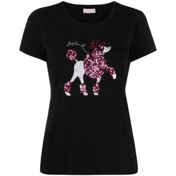 Vêtements Femme T-shirts & Polos Liu Jo WA4052J5003 Noir