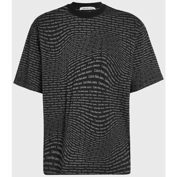 Vêtements Homme T-shirts manches courtes Calvin Klein Jeans J30J325428 Noir
