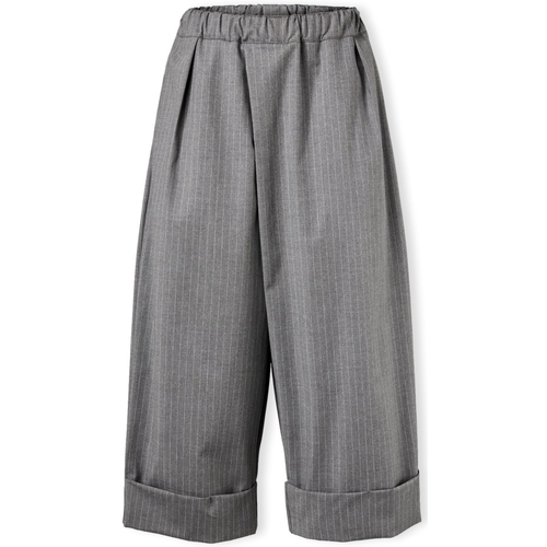 Vêtements Femme Pantalons Wendykei Trousers 823148 - Grey Stripes Gris