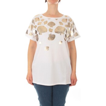 Vêtements Femme T-shirts manches courtes Marina Rinaldi 24189711166 Blanc