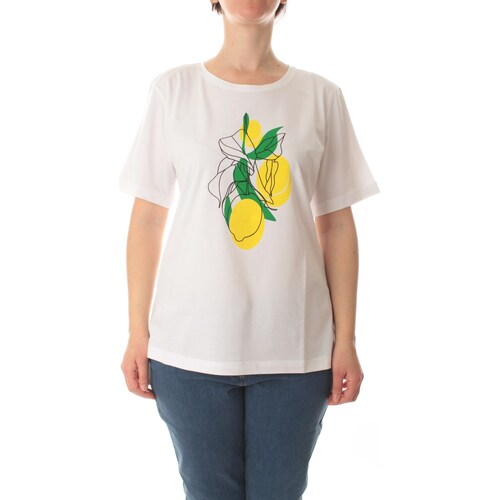 Vêtements Femme T-shirts manches courtes Persona By Marina Rinaldi 24139710526 Blanc