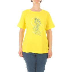 Vêtements Femme T-shirts manches courtes Persona By Marina Rinaldi 24139710526 Jaune