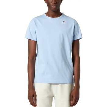 Vêtements Homme T-shirts & Polos K-Way Le Vrai Edouard Azur Marine T-Shirt Bleu
