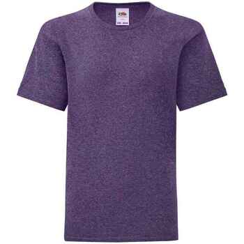 Vêtements Enfant T-shirts manches courtes Fruit Of The Loom 61023 Violet
