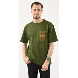 Vêtements Homme T-shirts manches courtes K-Way T-shirt Fantome vert-047200 Vert