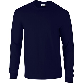 Vêtements T-shirts manches longues Gildan Ultra Bleu