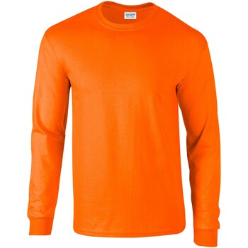 Vêtements T-shirts manches longues Gildan Ultra Orange