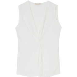 Vêtements Femme Tops / Blouses Liu Jo Top avec nœud Blanc