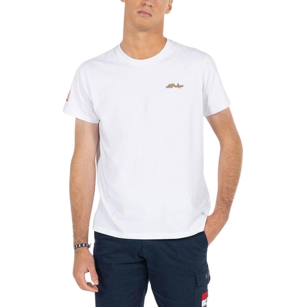 Vêtements T-shirts manches courtes Elpulpo  Blanc