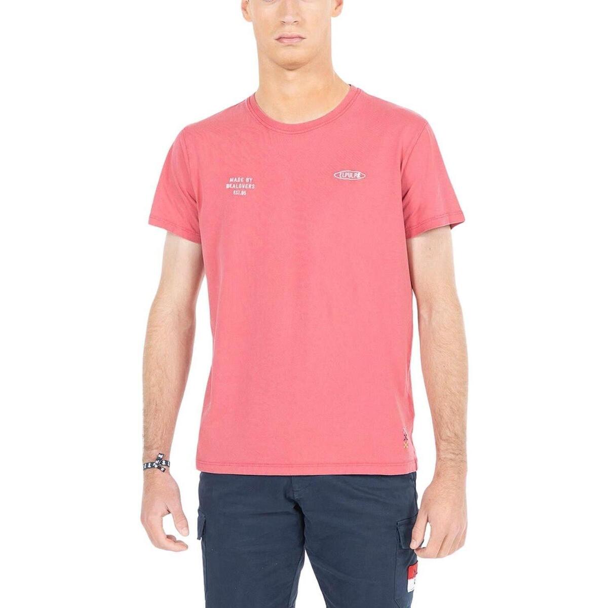 Vêtements Homme T-shirts manches courtes Elpulpo  Rose