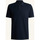 Vêtements Homme T-shirts & Polos BOSS Polo  bleu en piqué de coton avec logo Bleu