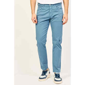 Vêtements Homme Pantalons Pochettes / Sacoches Pantalon 5 poches  bleu Bleu