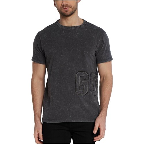 Vêtements Homme T-shirts manches courtes Guess M4GI18 K8FQ4 Noir