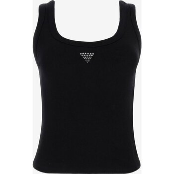 Vêtements Femme Débardeurs / T-shirts adidas sans manche Guess W3YP68 KA0H1 Noir